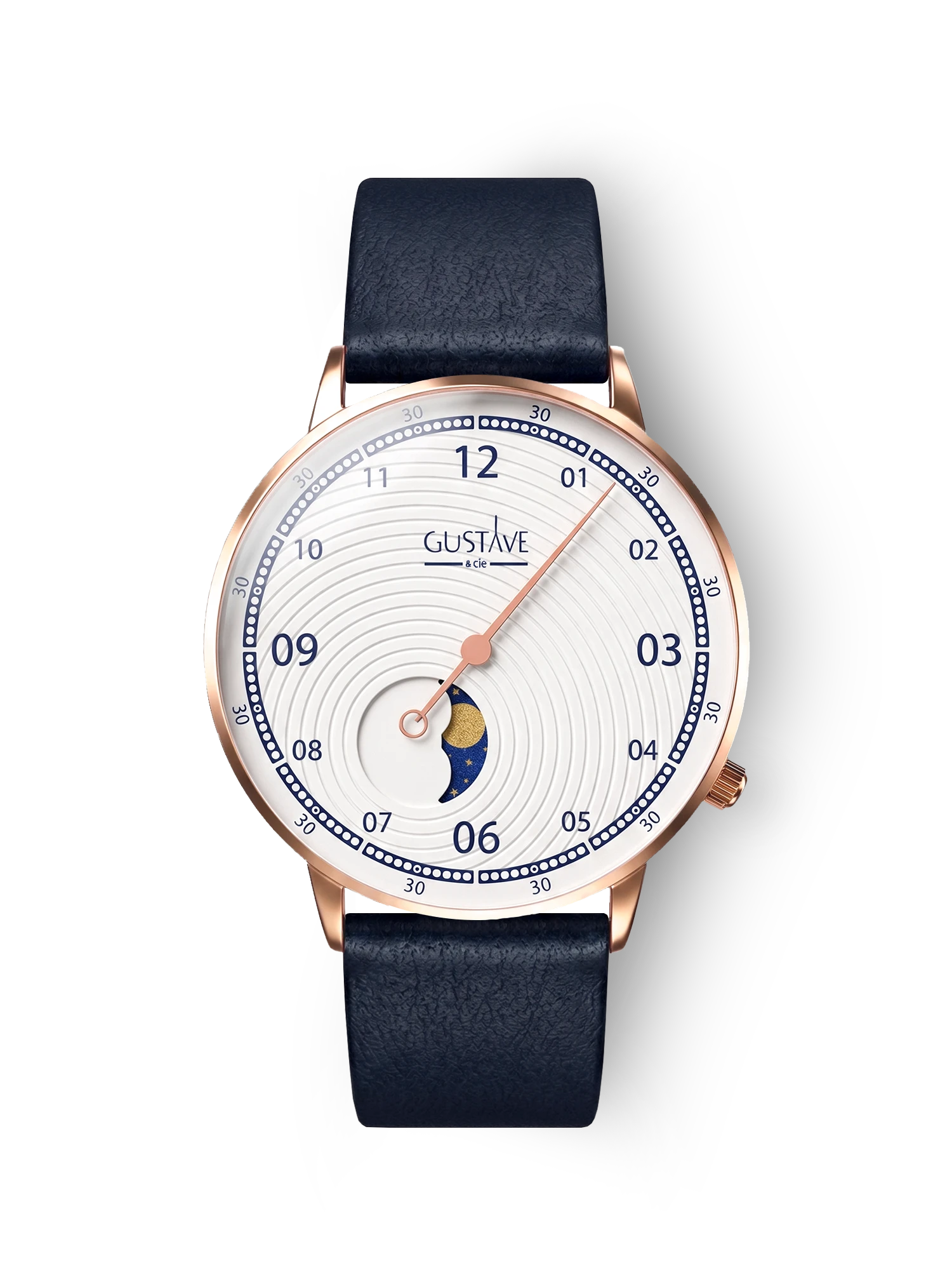 GEORGES 12H - OR ROSE ET BLANC