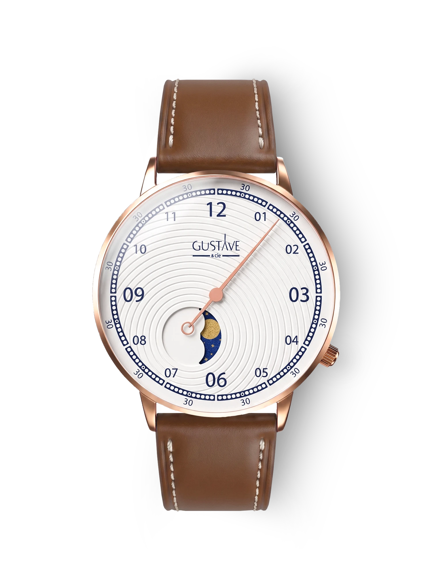 GEORGES 12H - OR ROSE ET BLANC