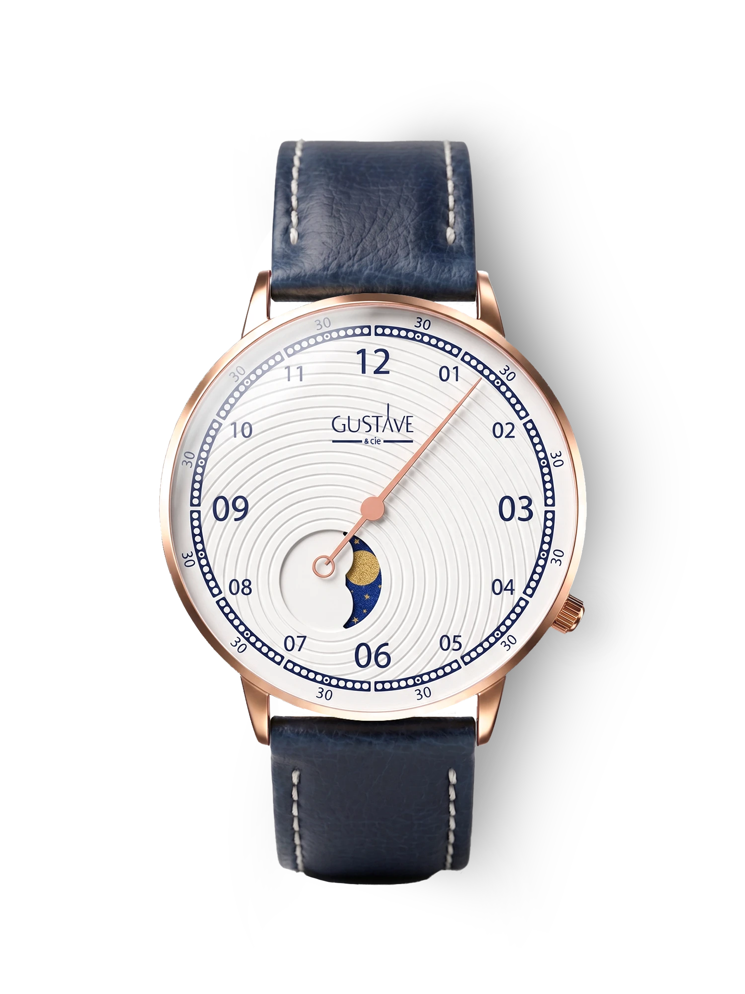 GEORGES 12H - OR ROSE ET BLANC