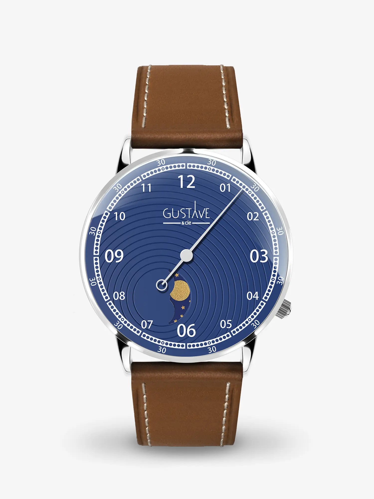 GEORGES 12H - ARGENT ET BLEU