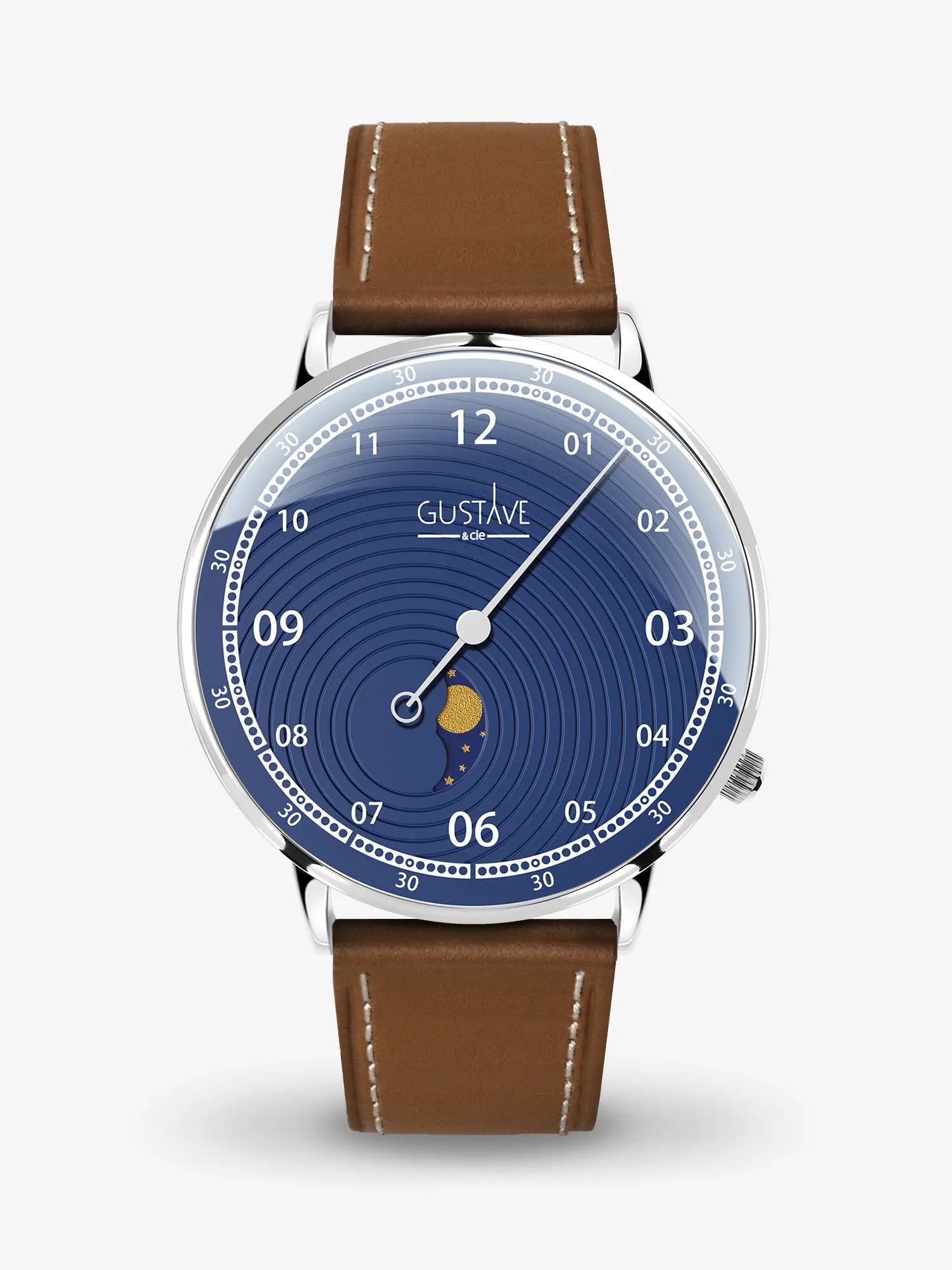 GEORGES 12H - ARGENT ET BLEU