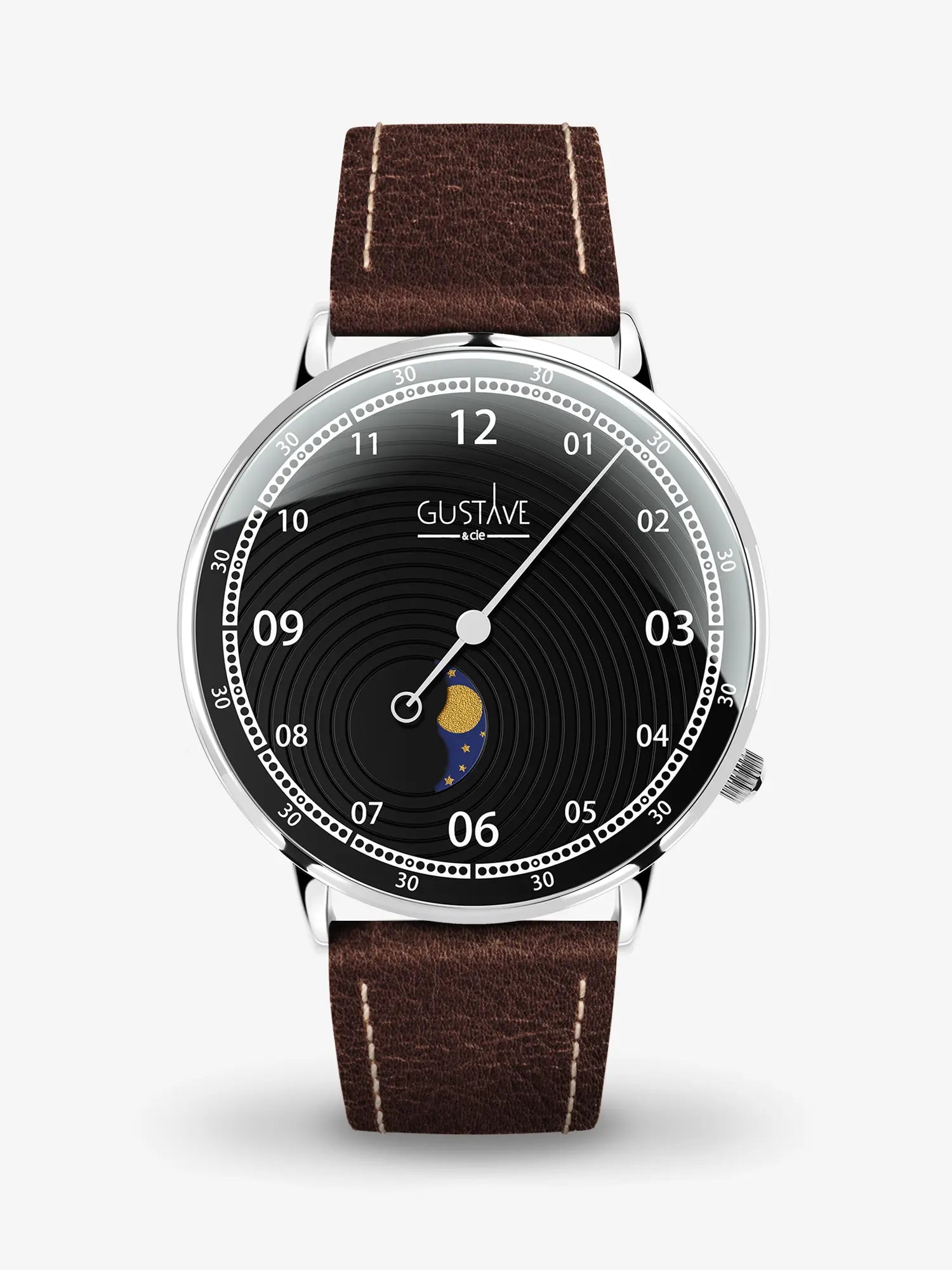 GEORGES 12H - SILVER AND BLACK