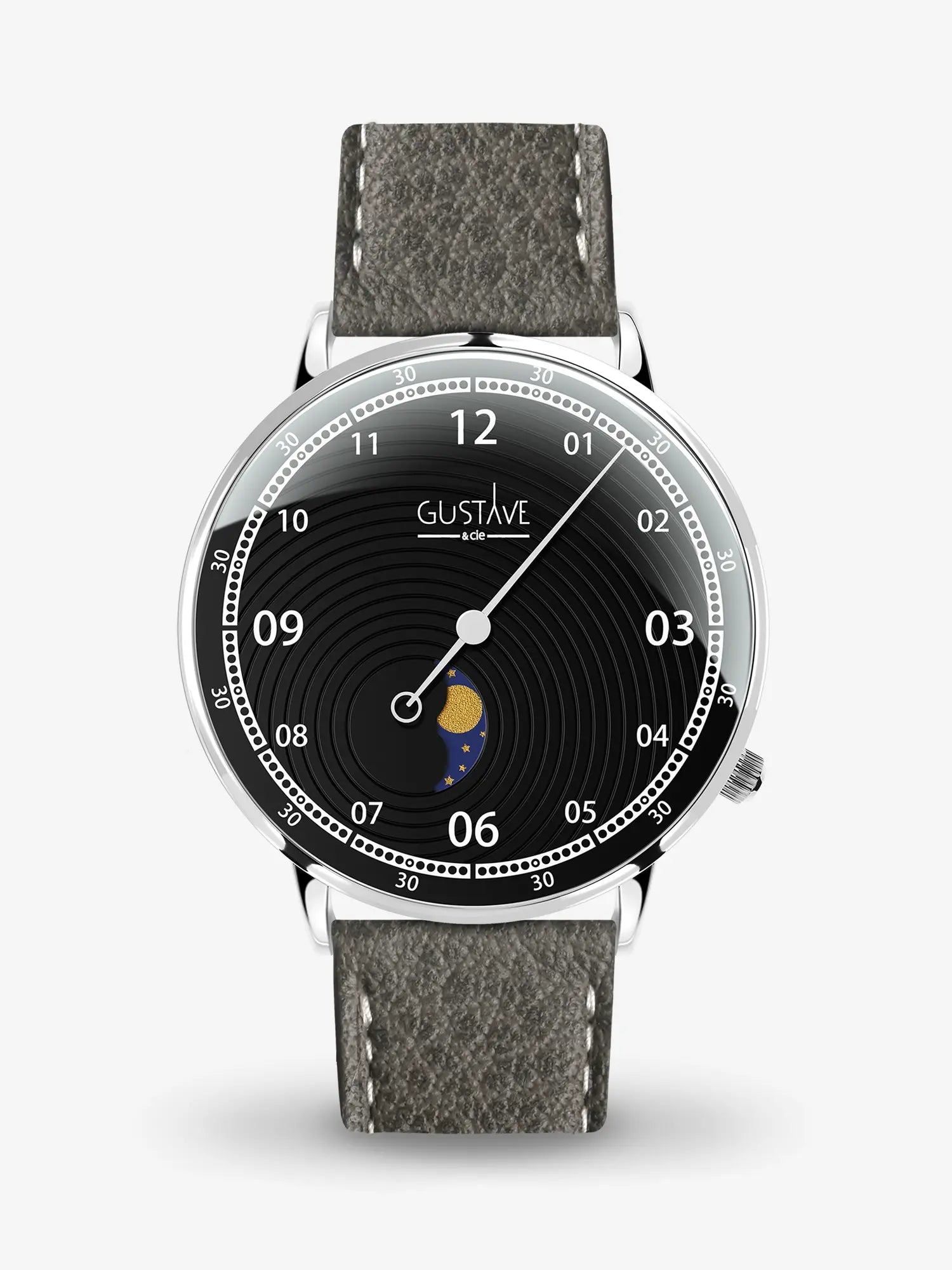 GEORGES 12H - SILVER AND BLACK