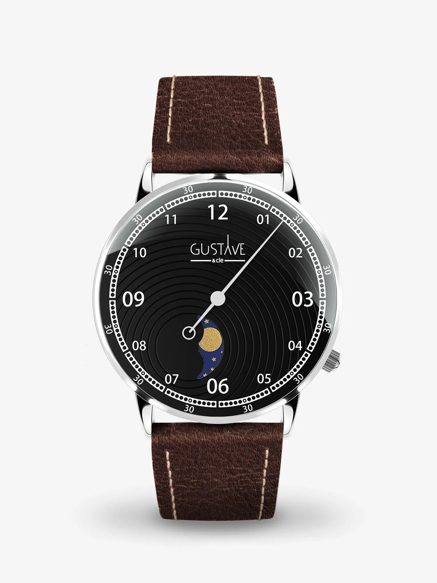 GEORGES 12H - SILVER AND BLACK