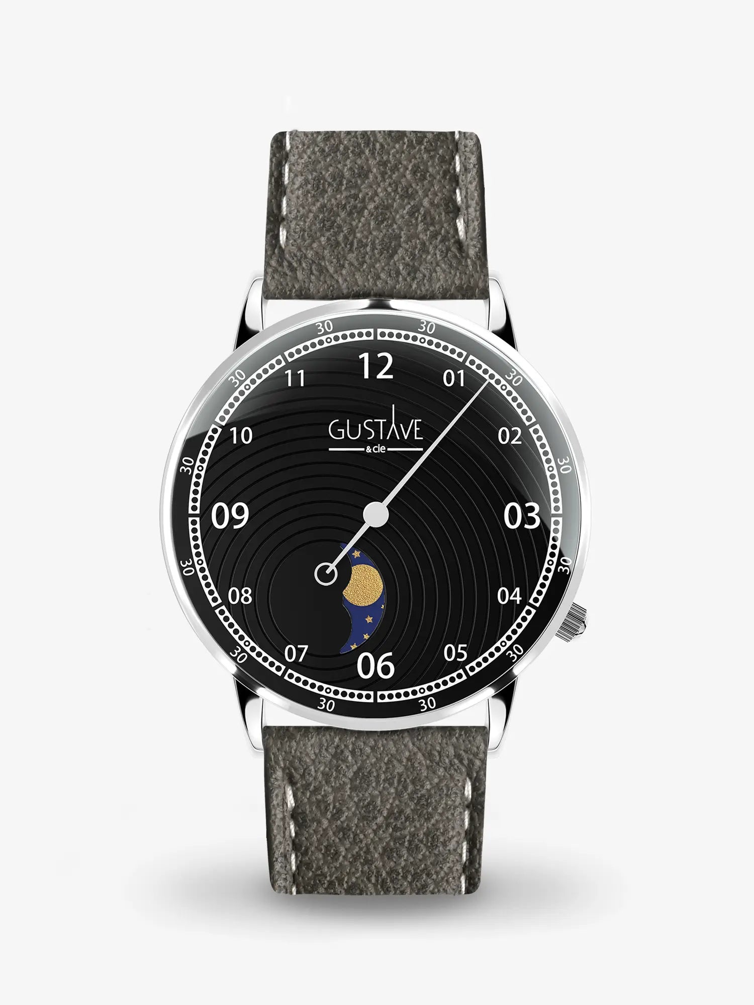 GEORGES 12H - SILVER AND BLACK