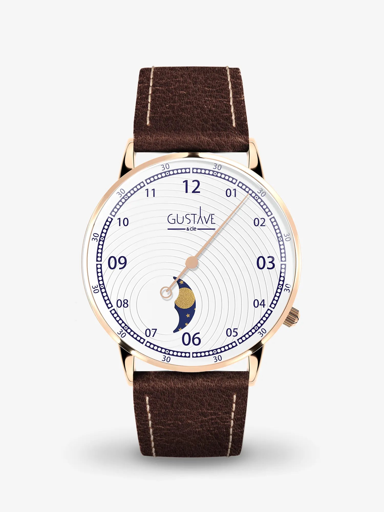 GEORGES 12H - OR ROSE ET BLANC