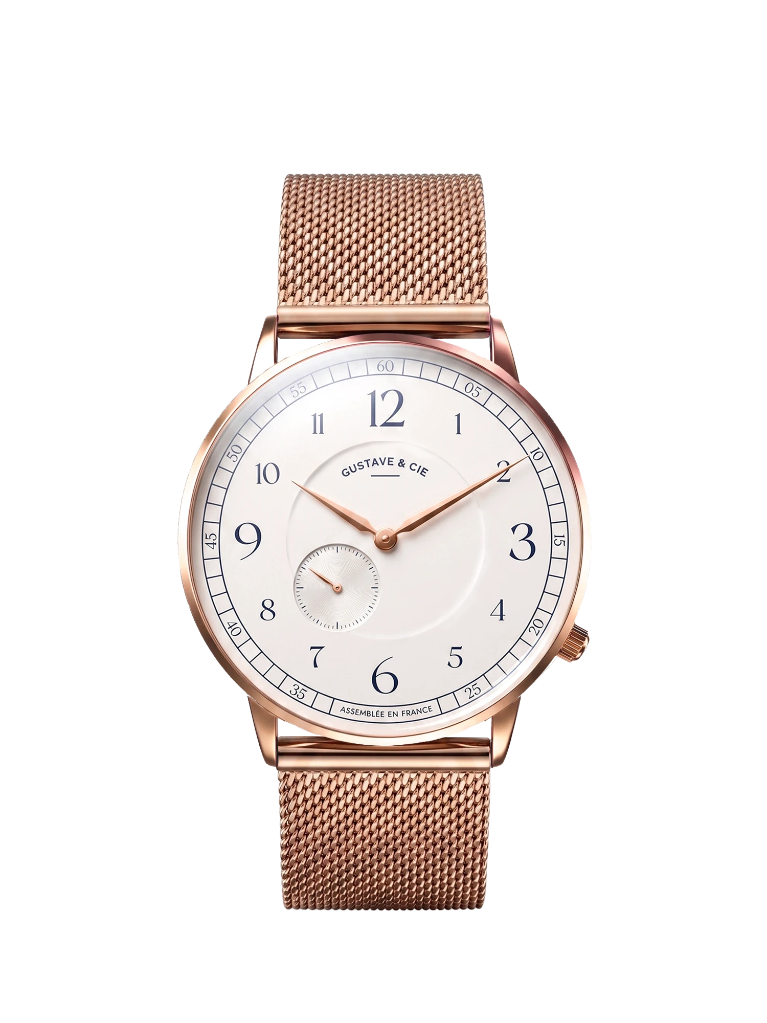 HECTOR 12H - ROSE GOLD AND WHITE
