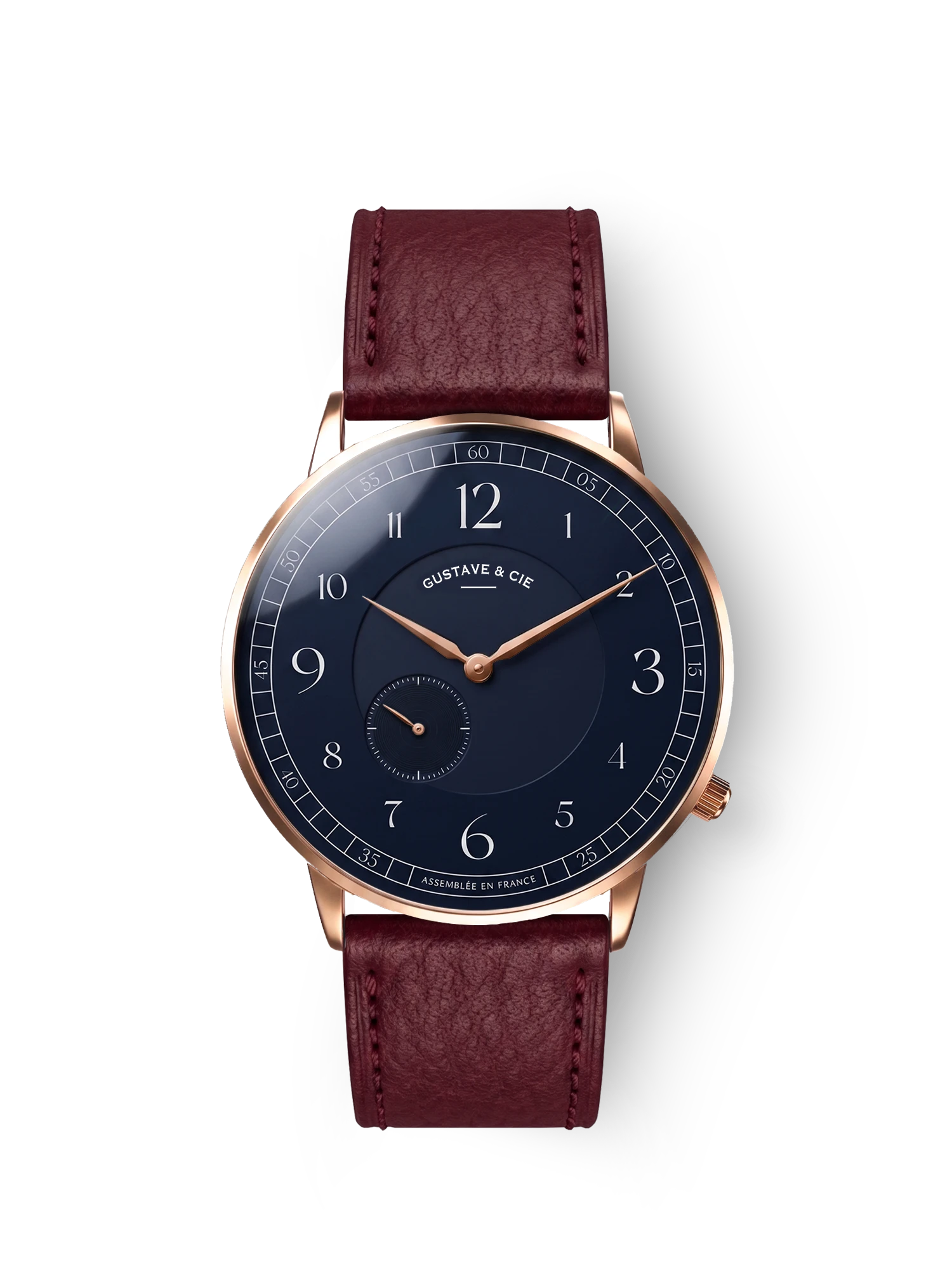 HECTOR 12H - ROSE GOLD AND BLUE