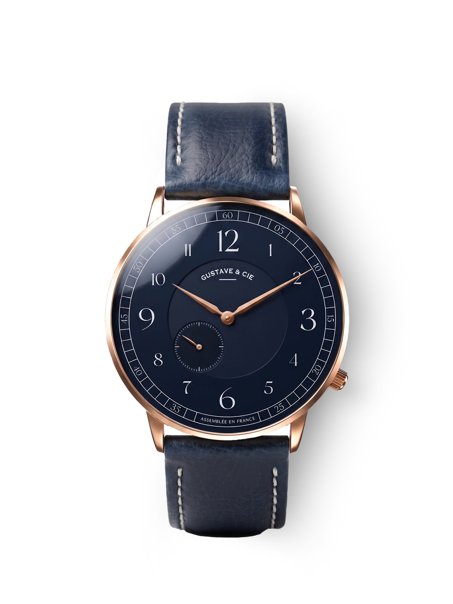 HECTOR 12H - ROSE GOLD AND BLUE