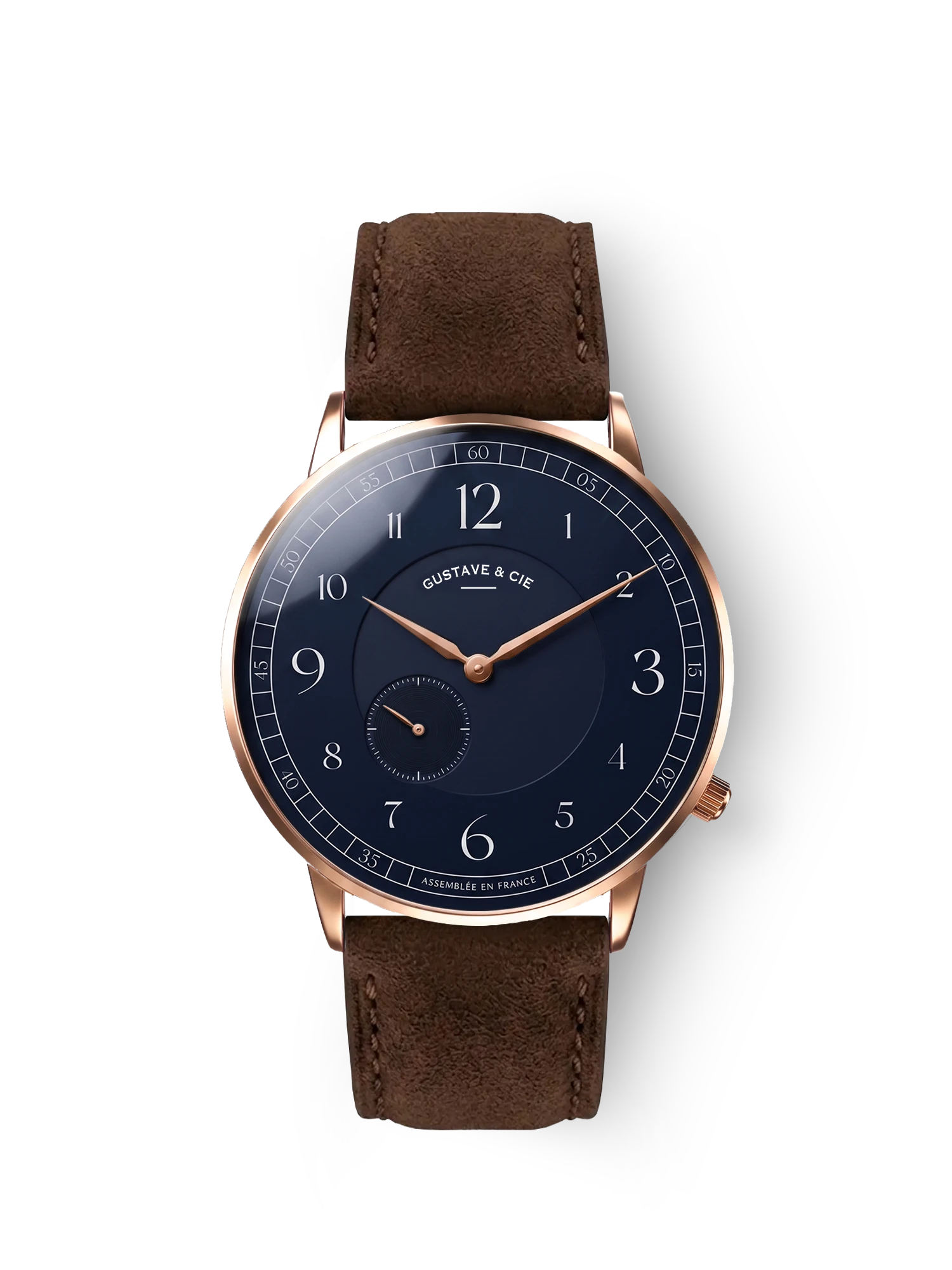 HECTOR 12H - ROSE GOLD AND BLUE