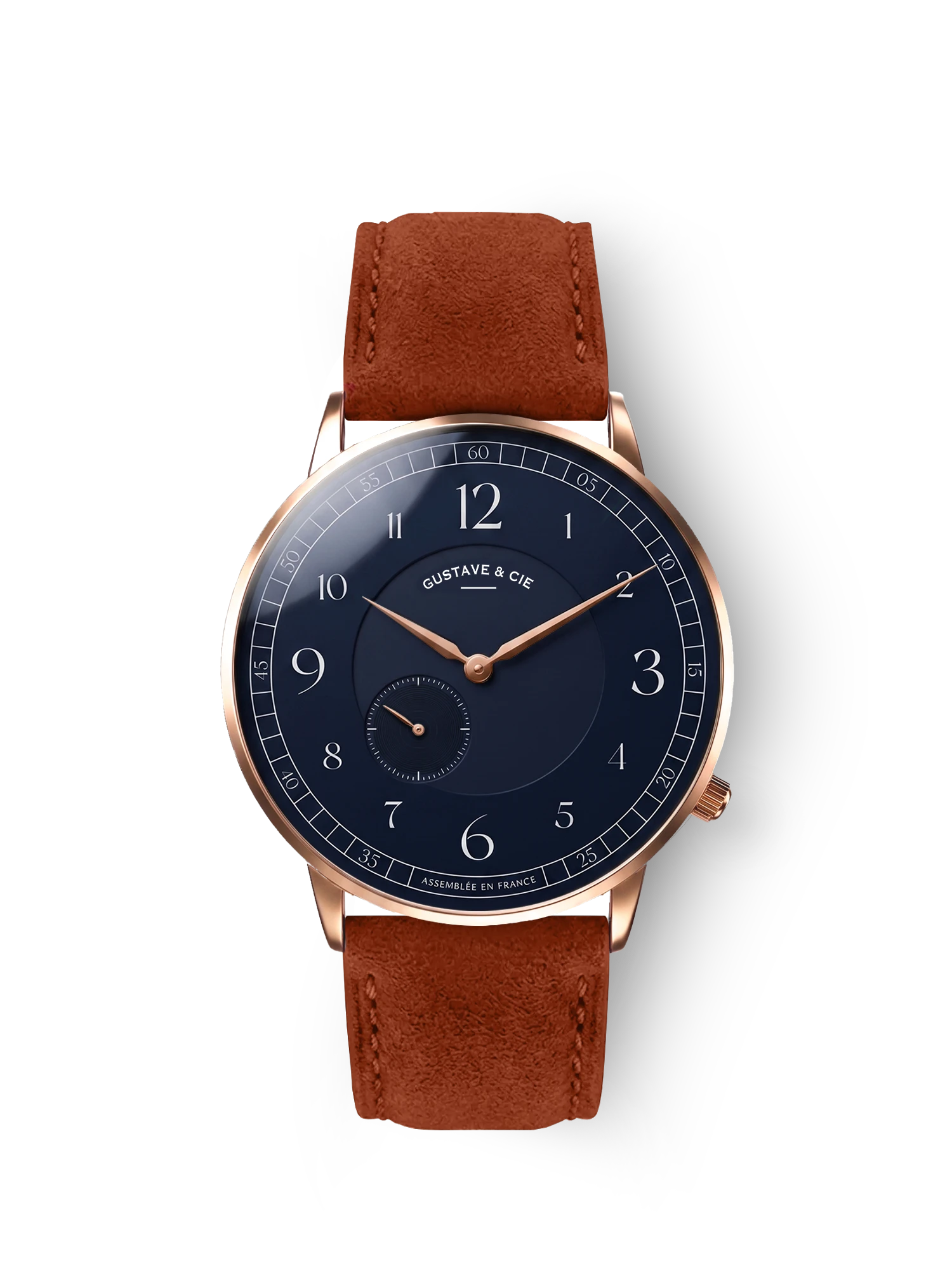 HECTOR 12H - ROSE GOLD AND BLUE