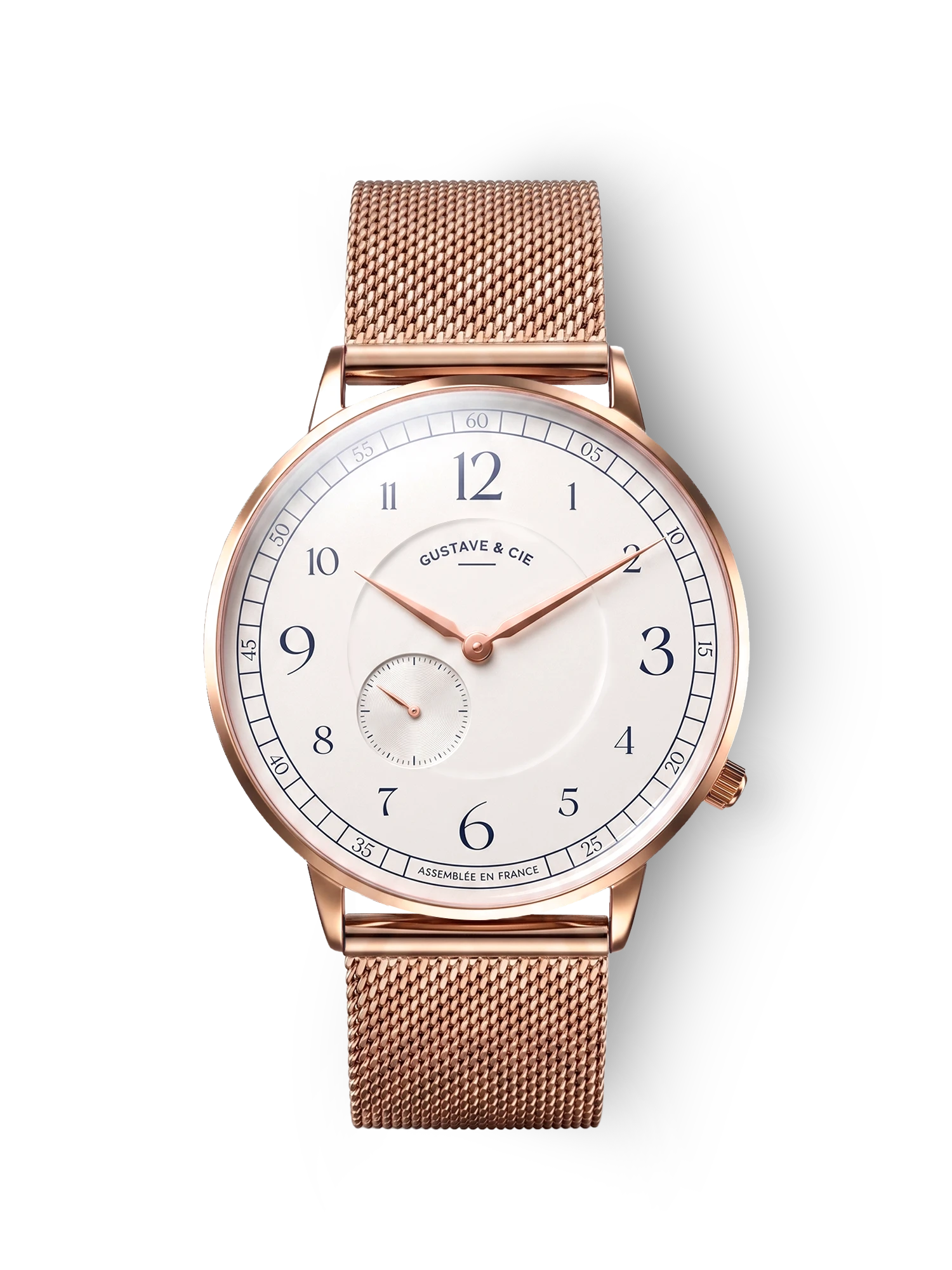 HECTOR 12H - ROSE GOLD AND WHITE