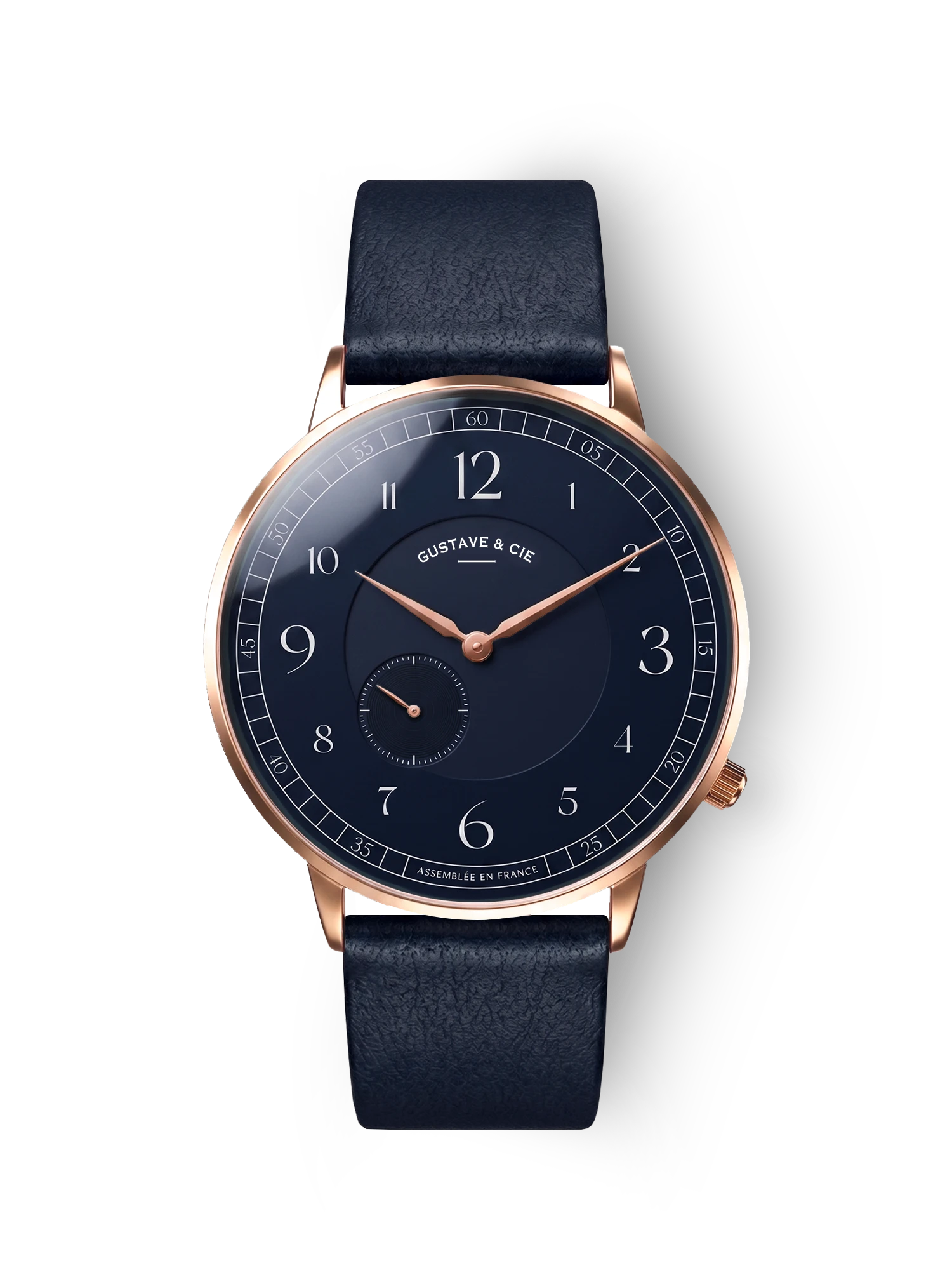 HECTOR 12H - ROSE GOLD AND BLUE