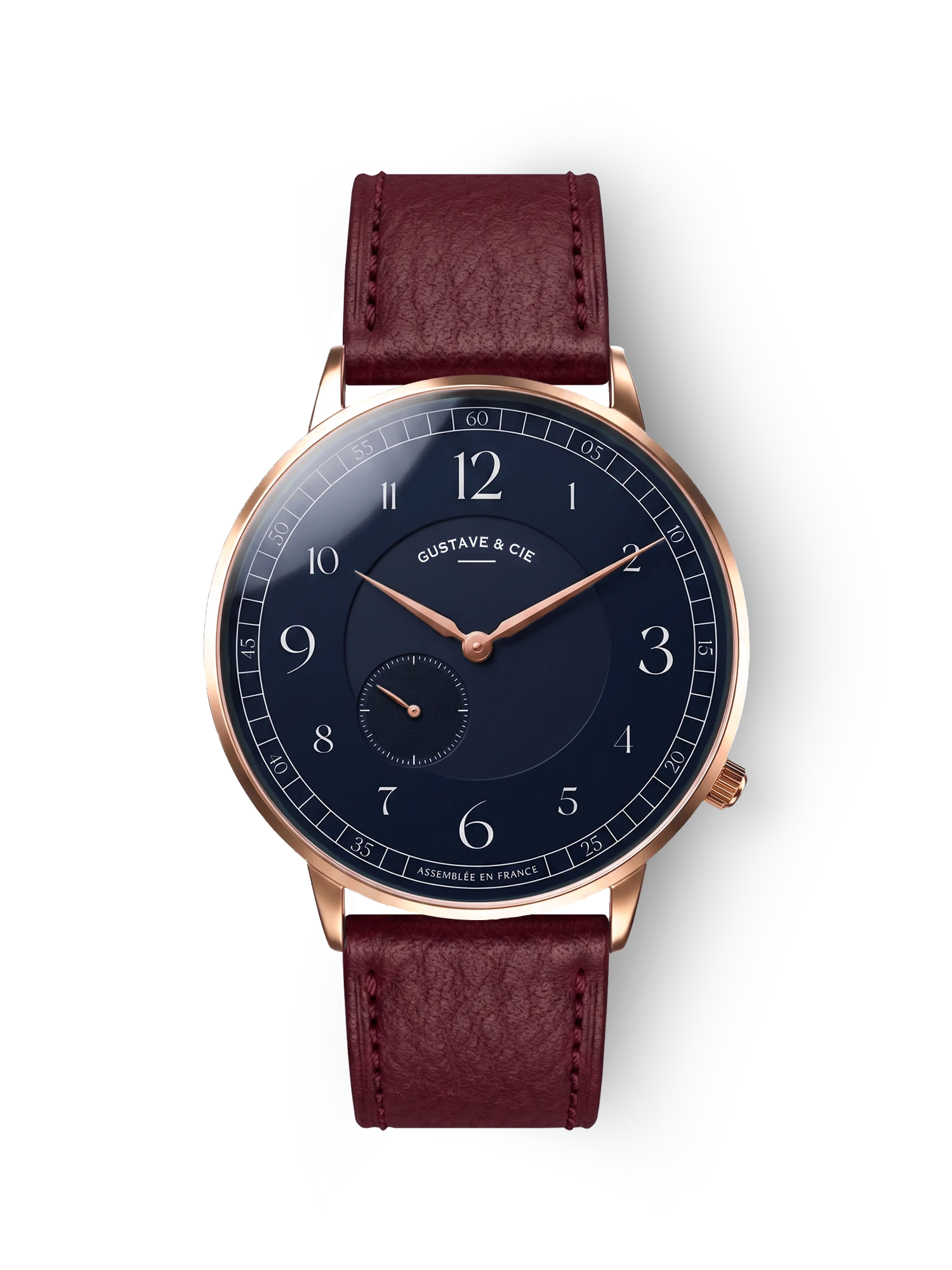 HECTOR 12H - ROSE GOLD AND BLUE