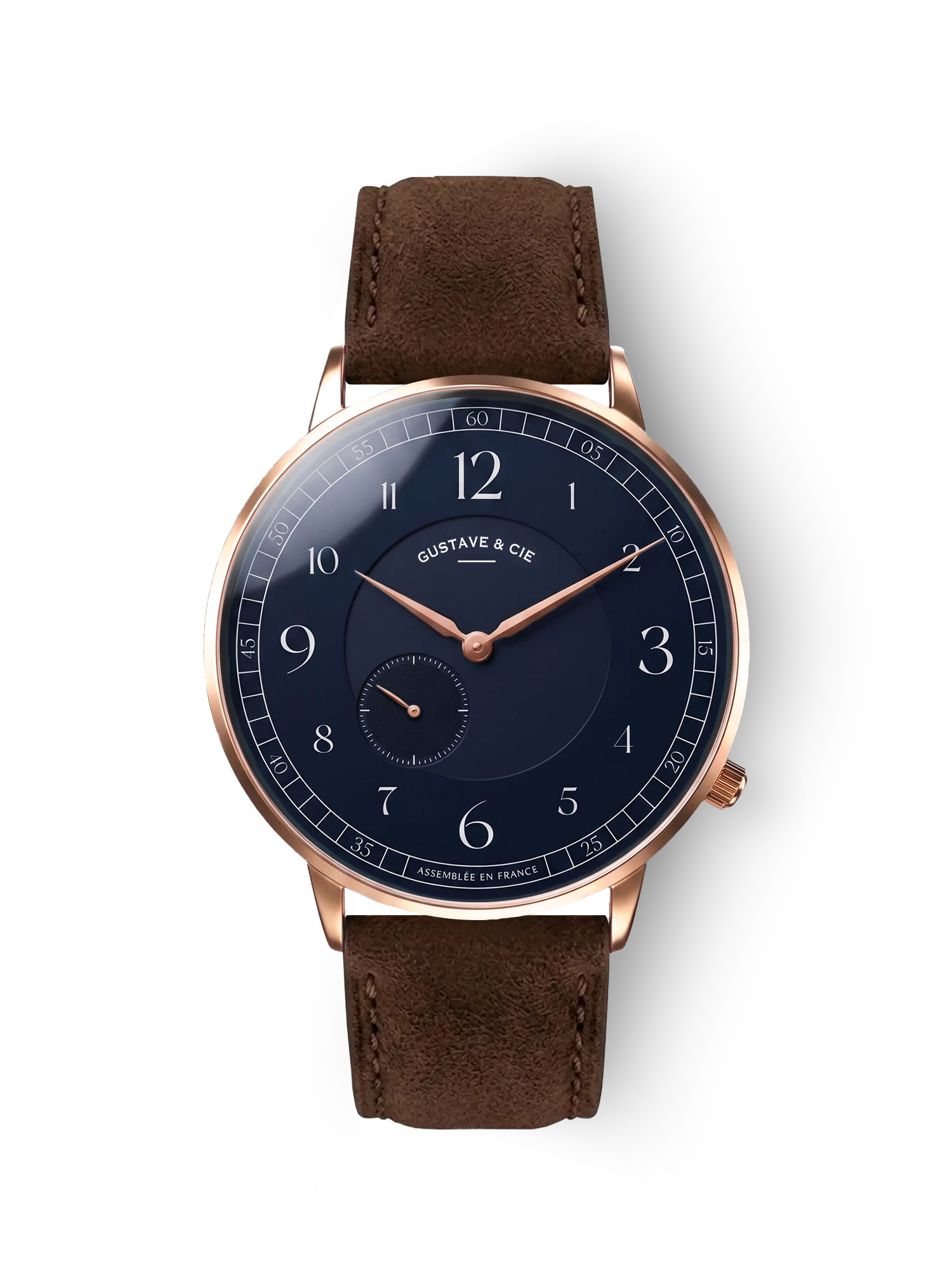 HECTOR 12H - ROSE GOLD AND BLUE
