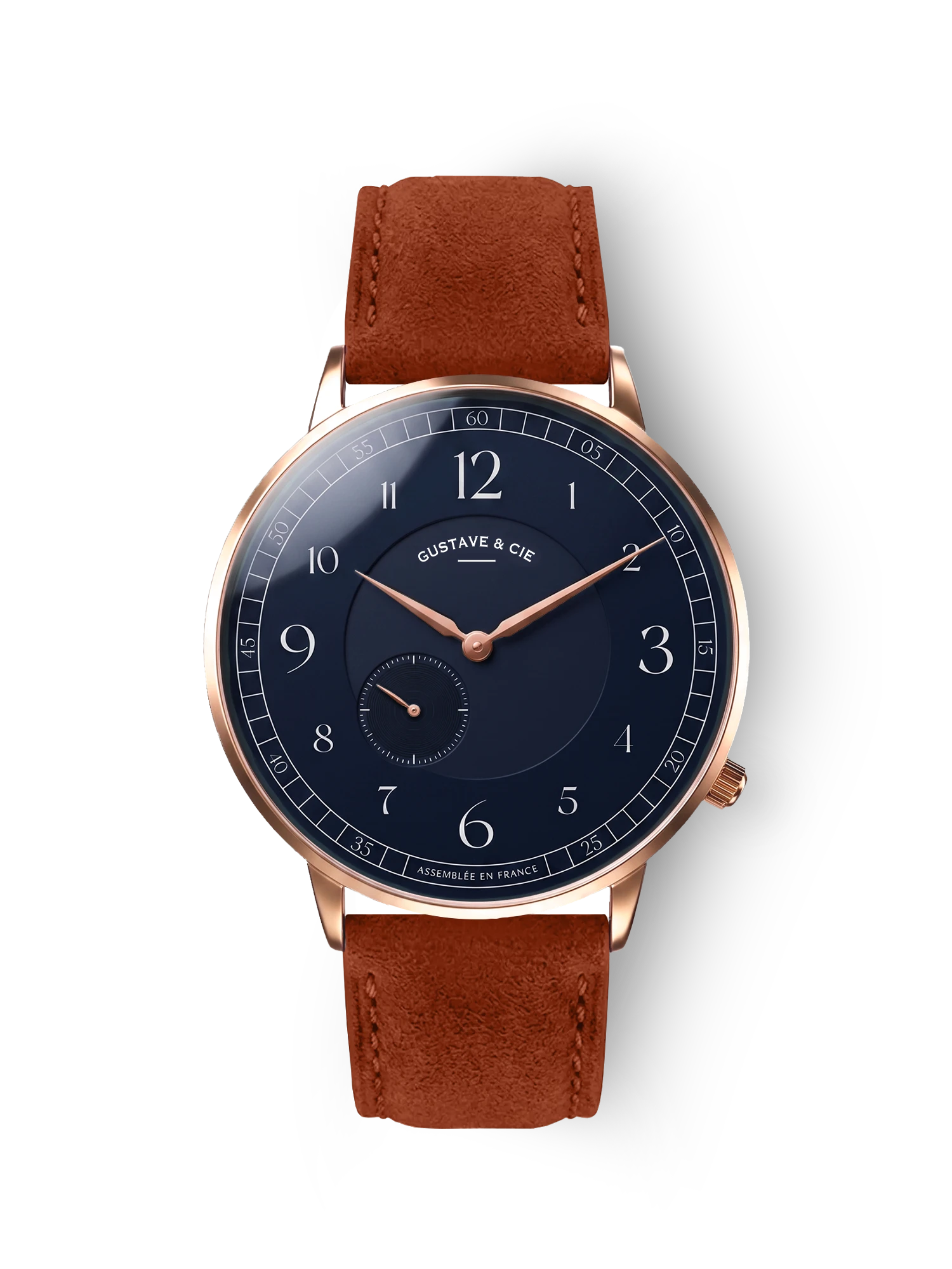 HECTOR 12H - ROSE GOLD AND BLUE