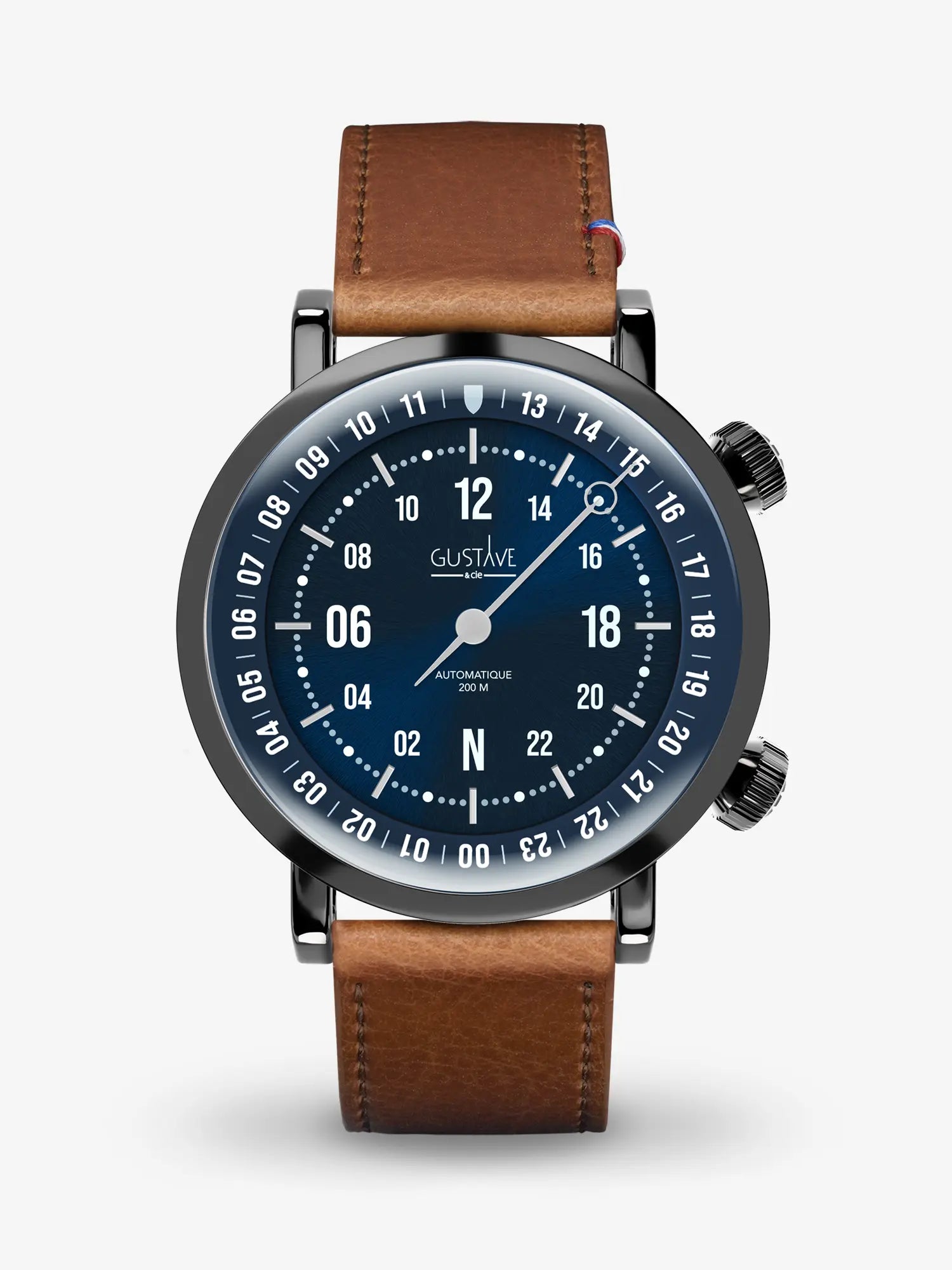 Jules-Gun-Bleu-Cuir-marron-MIF