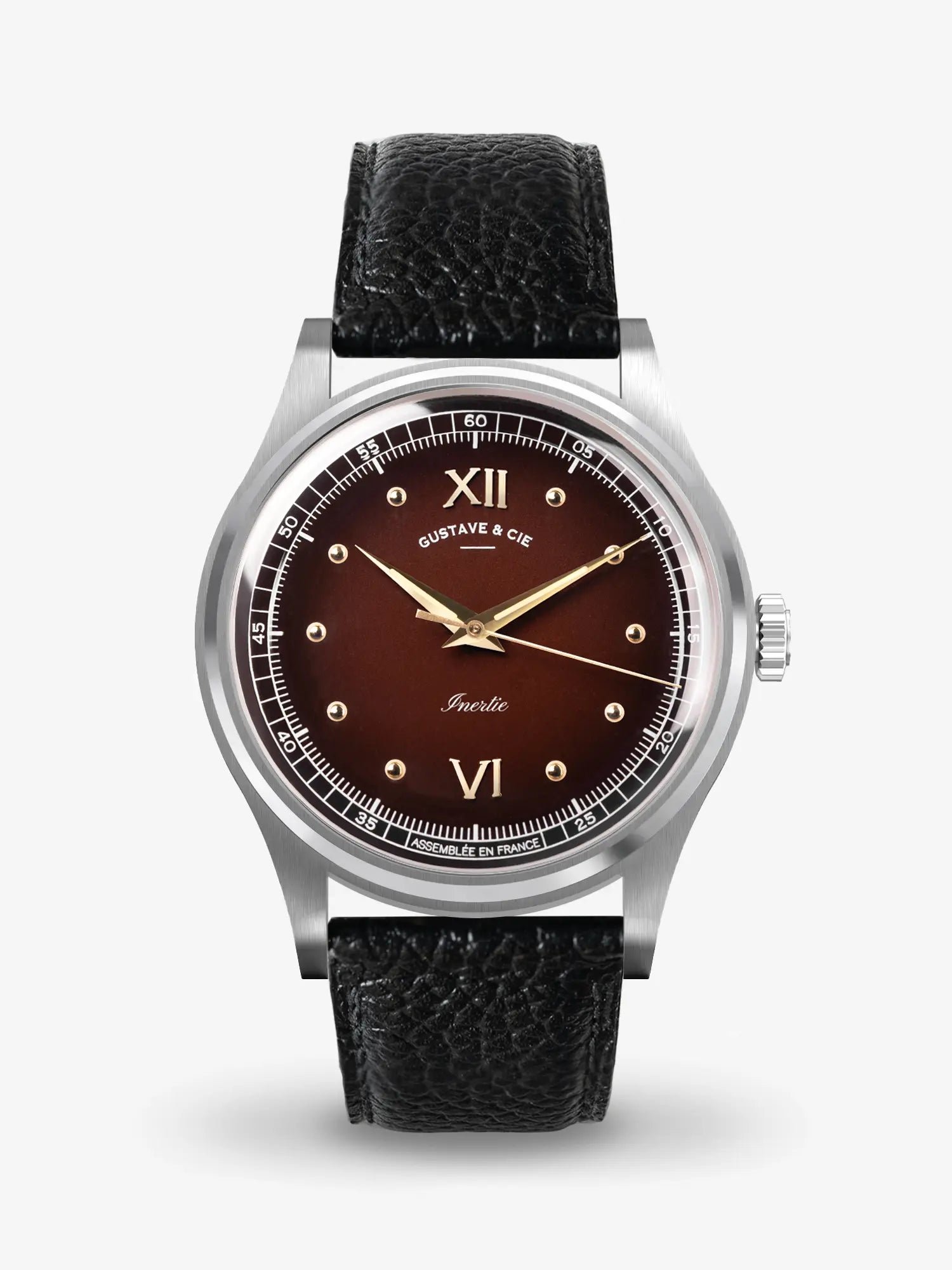 LÉON 12H - ARGENT ET MARRON