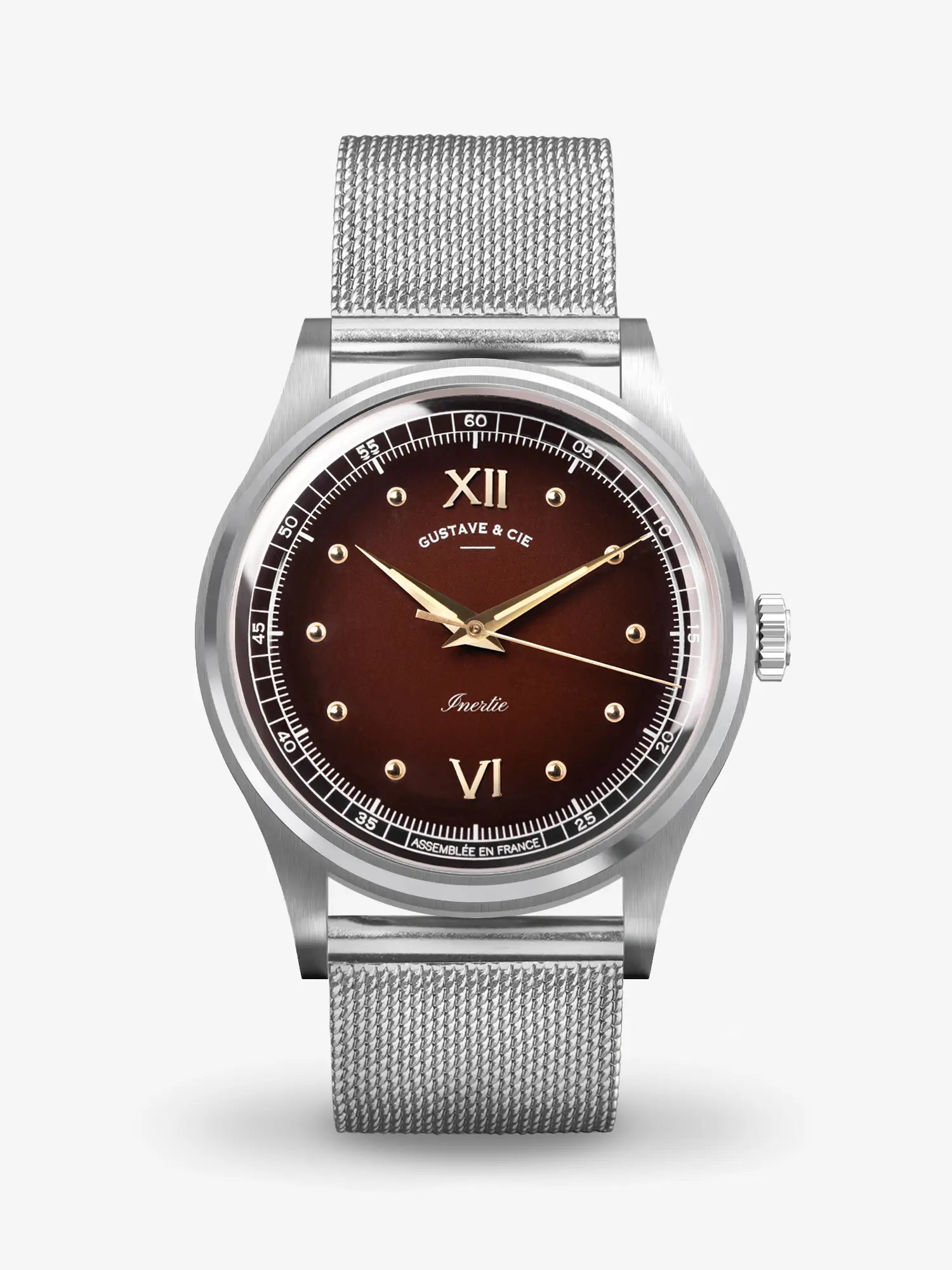 LÉON 12H - ARGENT ET MARRON