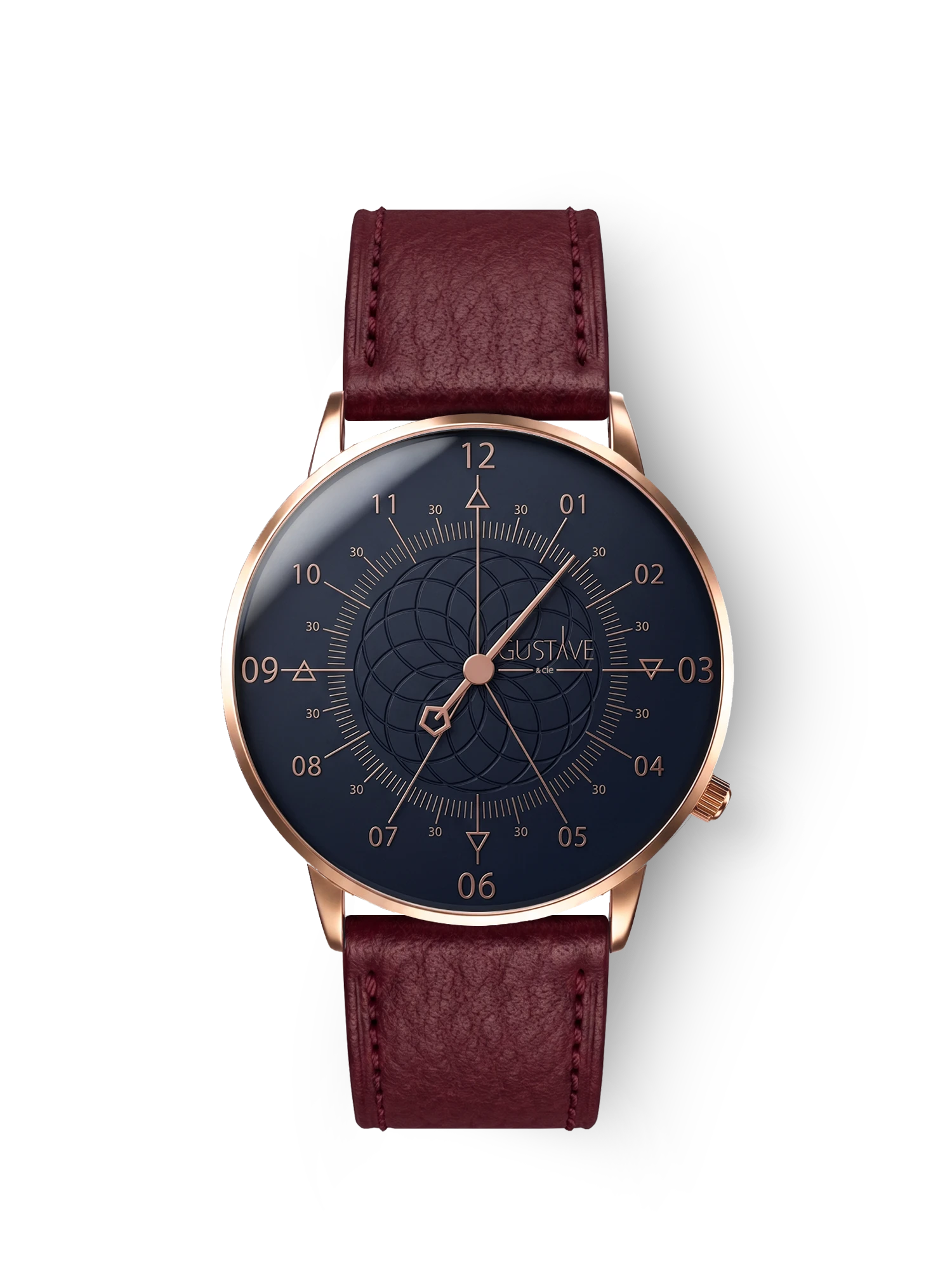 LOUIS 12H - ROSE GOLD AND BLUE