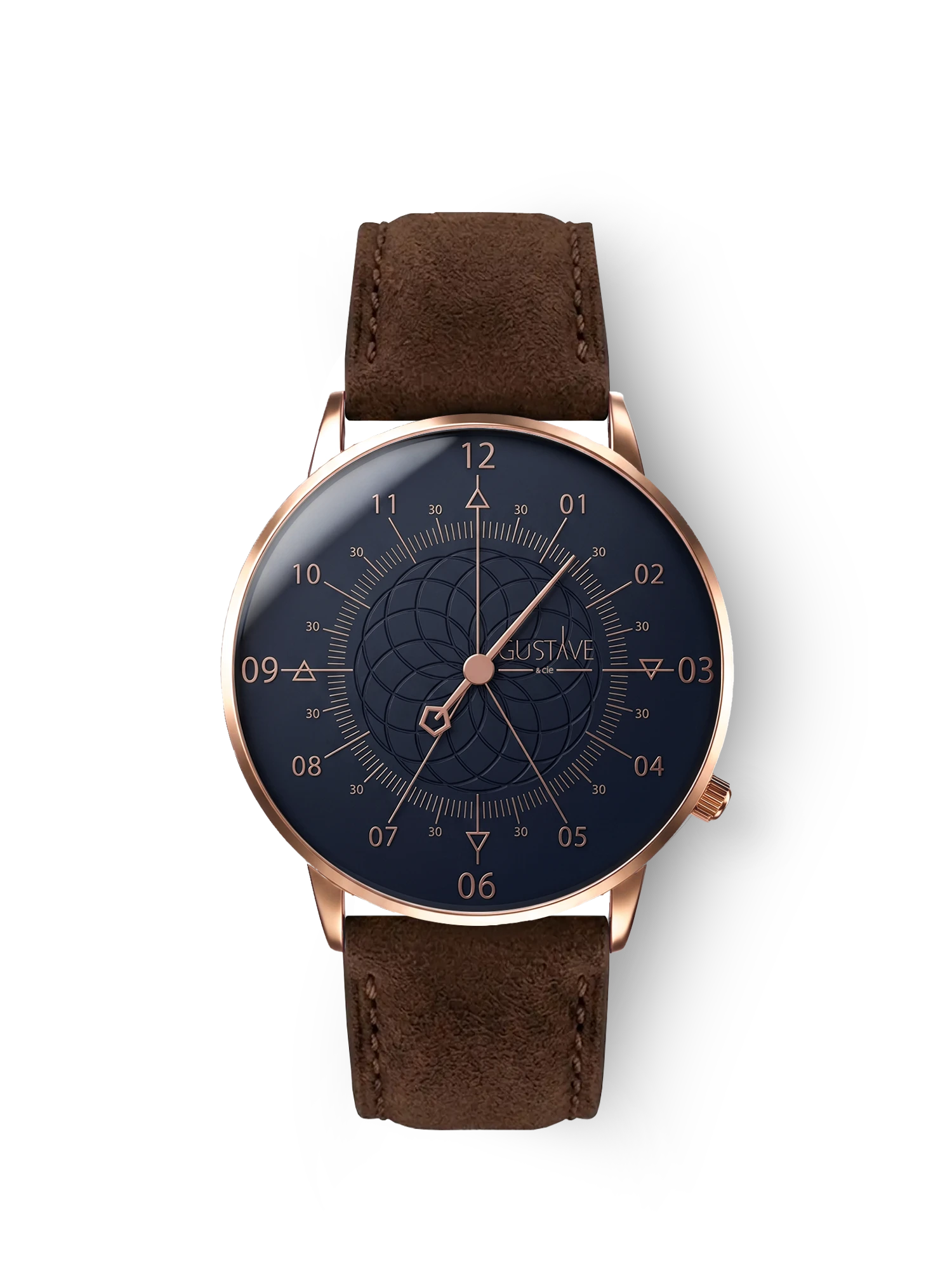 LOUIS 12H - ROSE GOLD AND BLUE