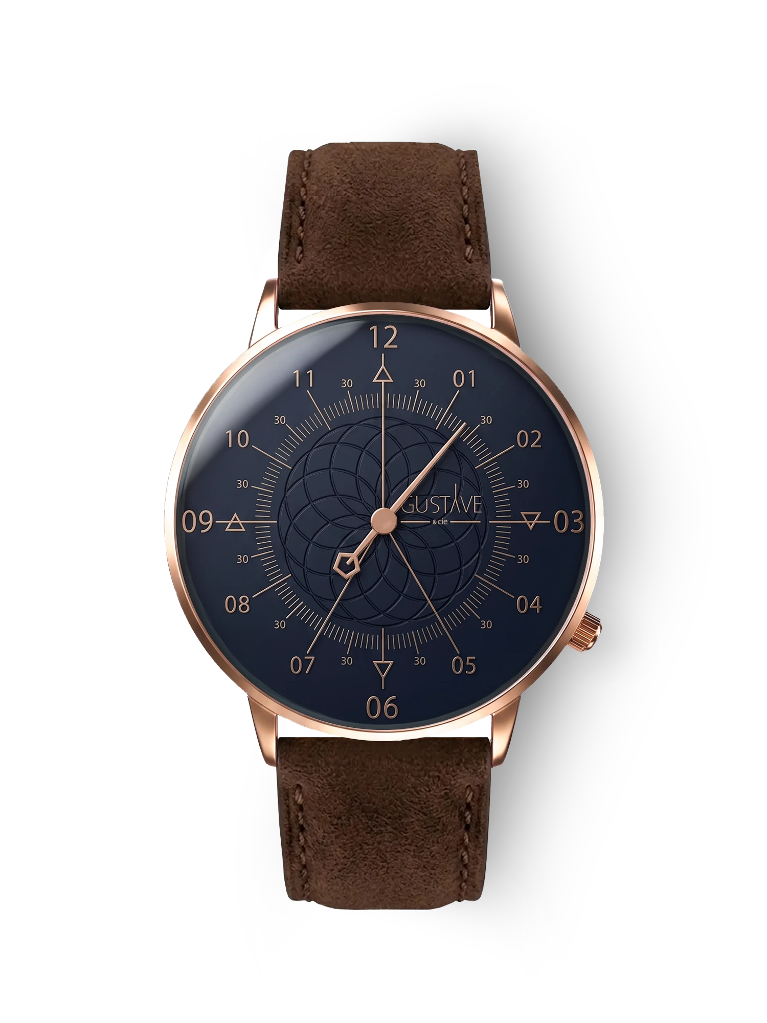 LOUIS 12H - ROSE GOLD AND BLUE