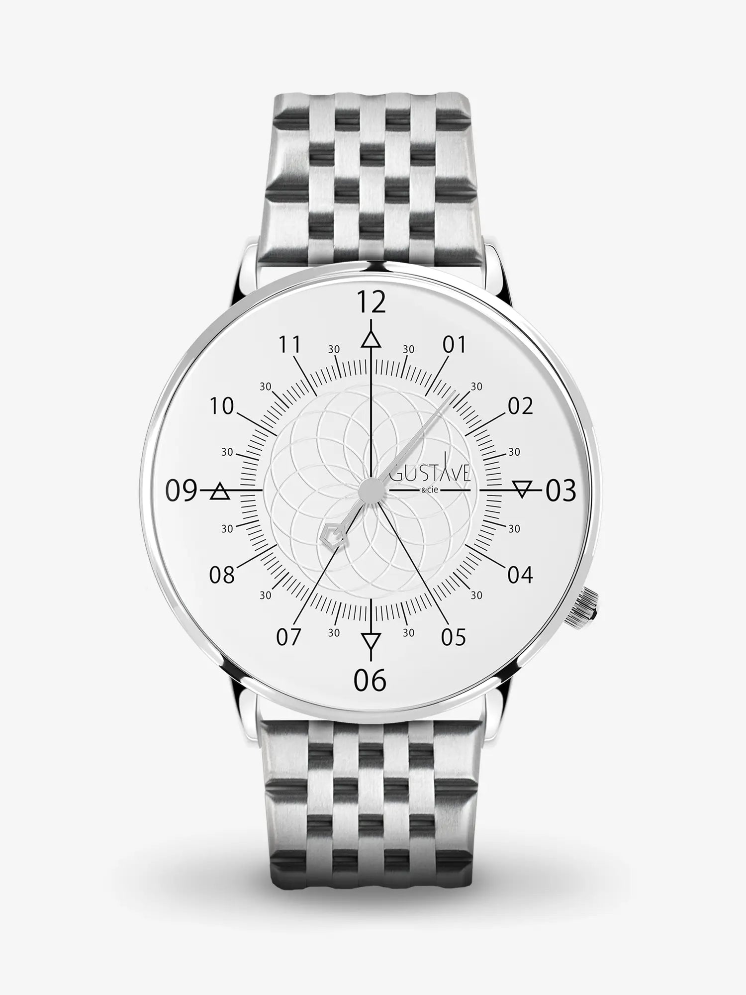 LOUIS 12H - SILVER AND WHITE