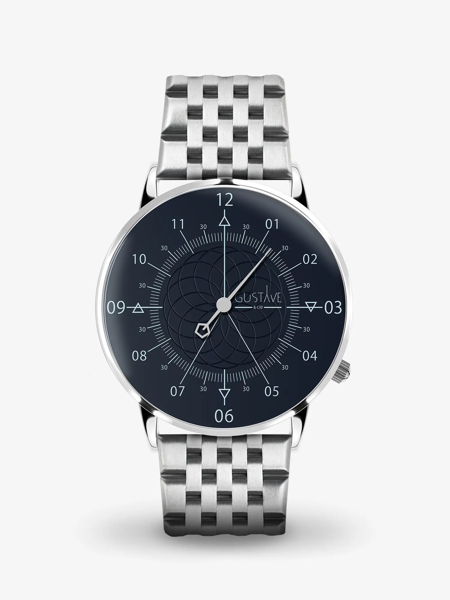 LOUIS 12H - SILVER AND BLUE