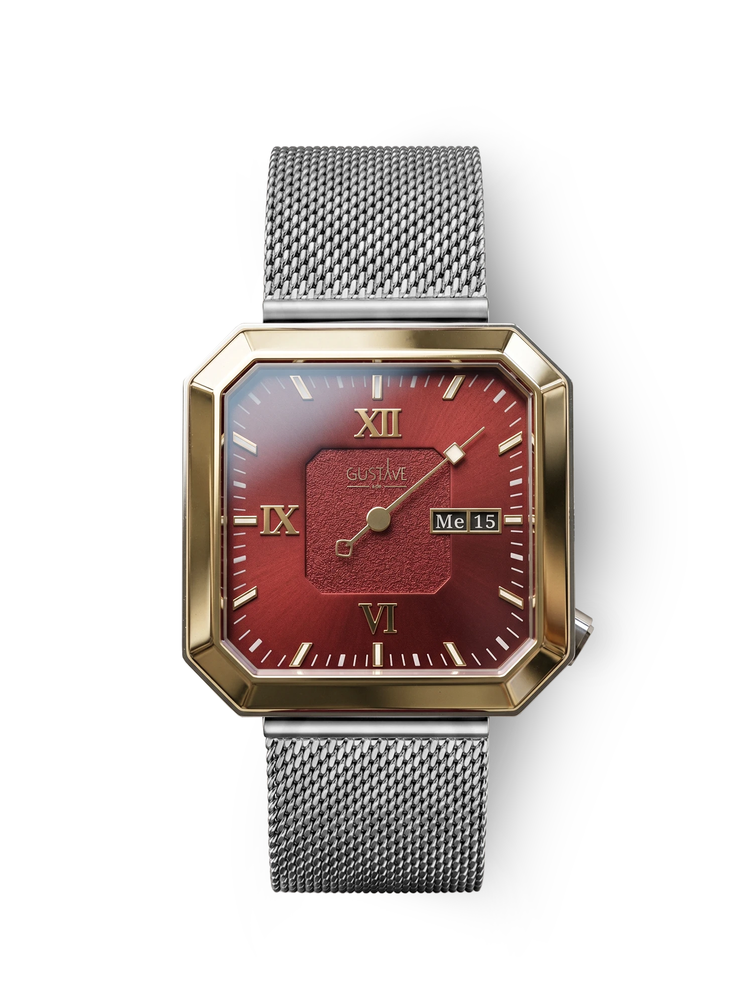 MARIE 12H - ARGENT / OR ET GRENAT