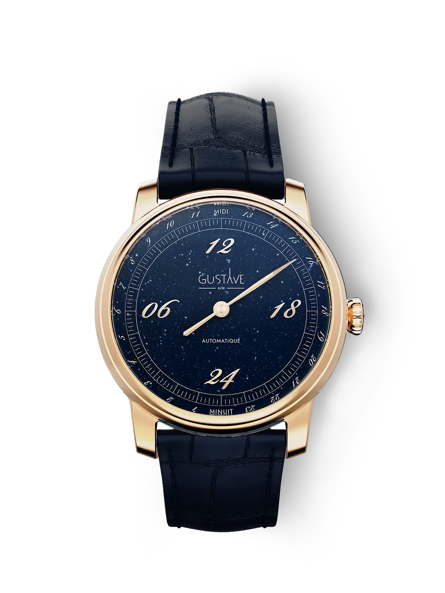 PAUL 24H - ROSE GOLD AND AVENTURINE